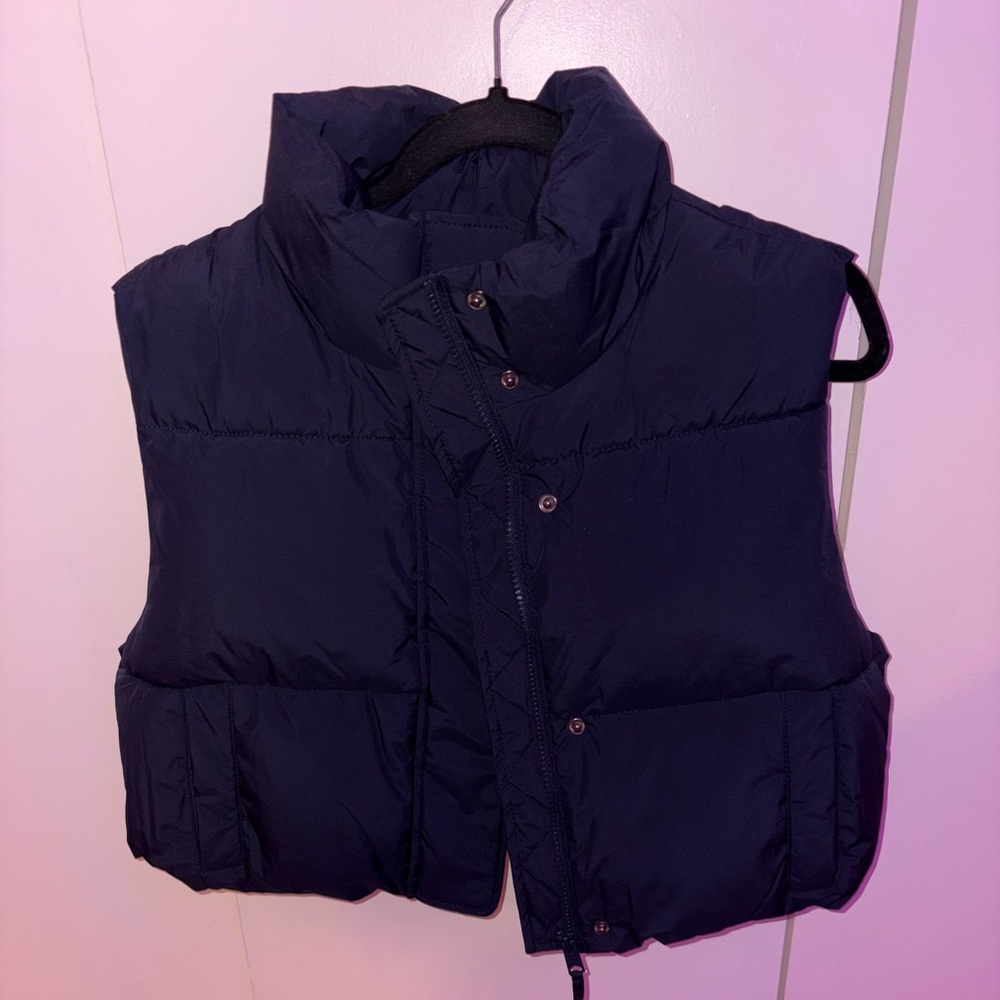 Garage Blue Puffer Vest